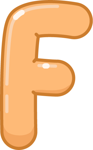 Illustrated capital F