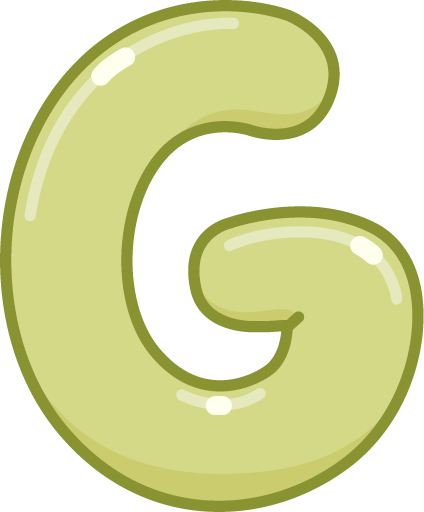Illustrated capital G