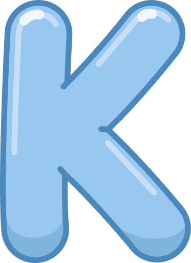 Illustrated capital K