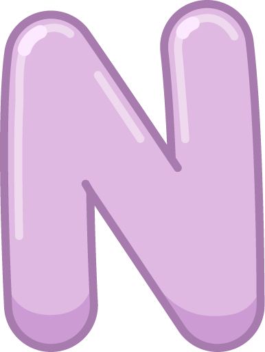 Illustrated capital N
