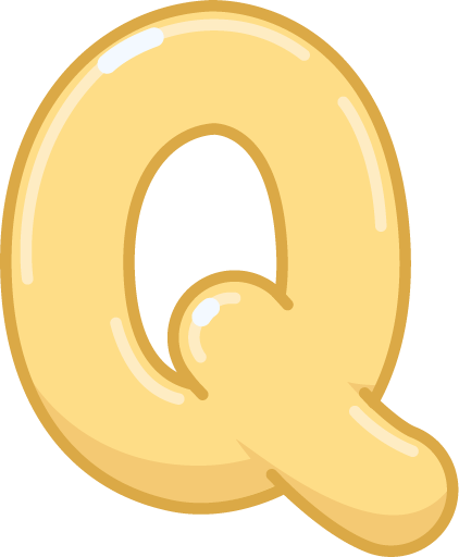 Illustrated capital Q