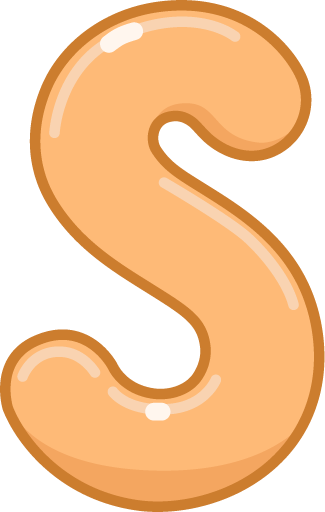 Illustrated capital S