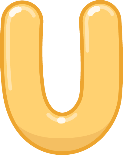Illustrated capital U